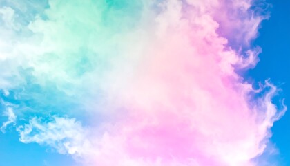 Pastel Cloudscape with Dreamy Sky.