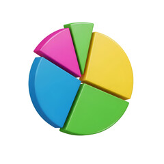 Create Colorful 3D Pie Charts with Transparent Backgrounds for Presentations