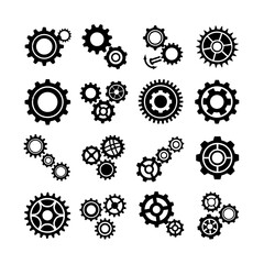 Creating Stunning Transparent Backgrounds with Gear-Shaped Elements, Achieving a Unique Visual Style for Designs
