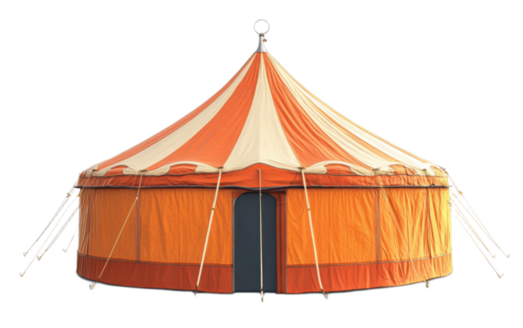 Circus ten on transparent background, png