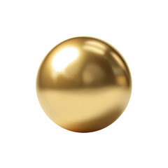 Polished golden sphere