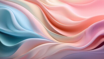 Obraz premium a serene abstract scene featuring soft pastel colors blending seamlessly evoking a sense of tranquility and beauty