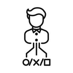 Line icon Vector illustration design