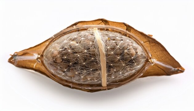 bagworm moth larva case attached