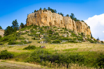 Pictograph Cave State Park Scenic View
