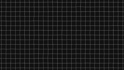 Black and white hand drawn grid background, simple wavy doodle table panel, craft notebook striped sheet pattern, drawing scribble stroke line art graphic, creative pencil checker paper texture