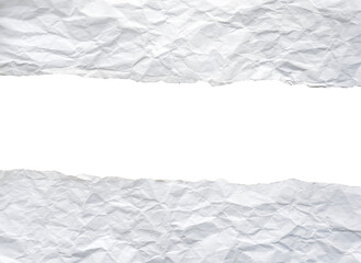 Empty torn paper frame isolated on transparent background, ripped crumpled page sheet with blank space for message, old note piece edge strip, back to school design, scrap business study idea concept