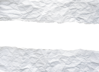 Empty torn paper frame isolated on transparent background, ripped crumpled page sheet with blank space for message, old note piece edge strip, back to school design, scrap business study idea concept