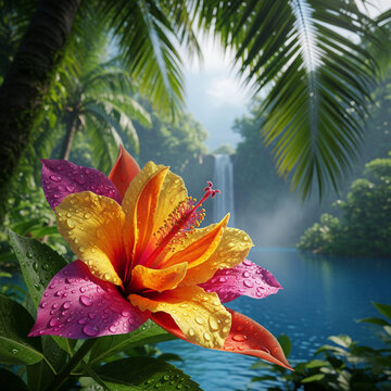 beautiful flowers are blooming
