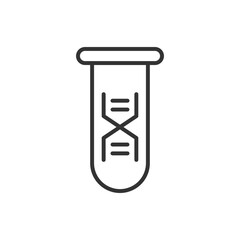 Dna Test Tube Icon