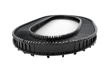 Conveyor belt on transparent background, png