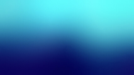 Blue dark navy indigo cyan teal abstract background. Smooth color gradient ombre blend with blurred...