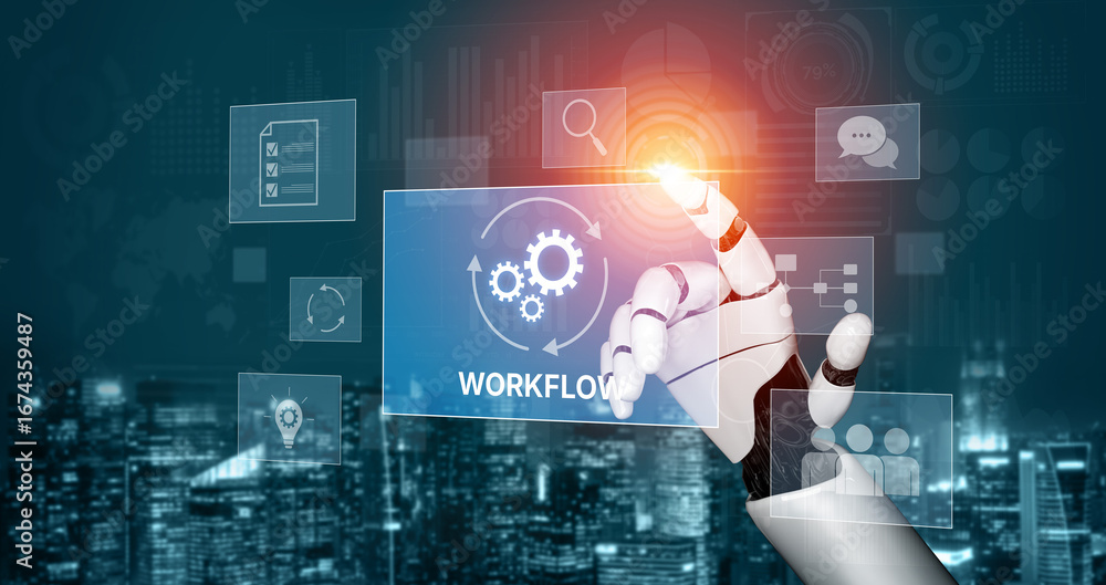 Aufkleber ai streamlines business workflows by automating repetitive tasks, enhancing team coordination, and o