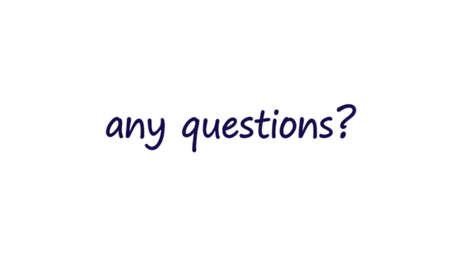 Any Questions? Handwritten Style Text on Black