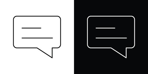 Subtitles icons with Editable strokes set for UI UX