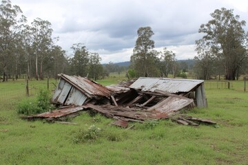 Abandoned Structure in Natural Setting