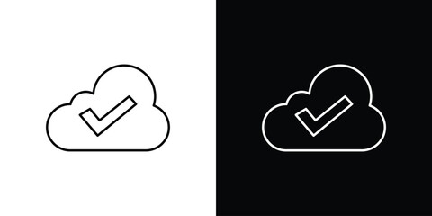 Saved to drive icons with Editable strokes set for UI UX