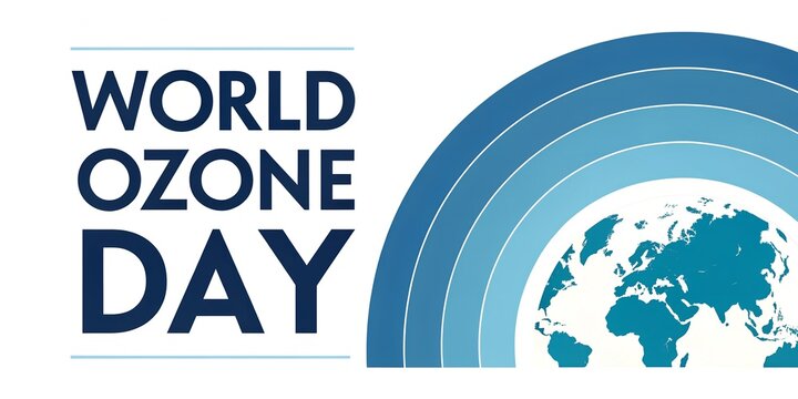 Minimalist World Ozone Day Graphic