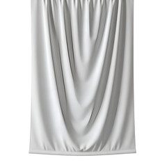 Draped Fabric Mockup: White Cloth Background with Seamless Texture for Design Projects.