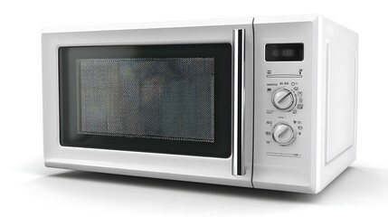 microwave oven isolated on white background