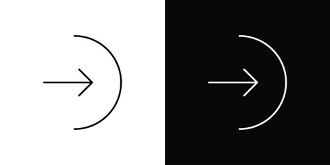 Enter icons with Editable strokes set for UI UX