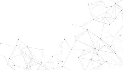 Abstract Network Connection Lines.