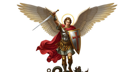 Saint Michael the Archangel Illustration