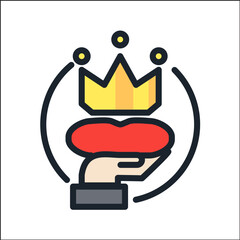 Line icon Vector illustration design