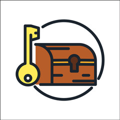 Line icon Vector illustration design