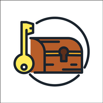 Line icon Vector illustration design