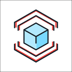 Line Icon Simple Vector Illustration Design