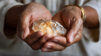 hands holding a Gem