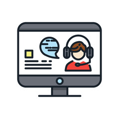 Line Icon Simple Vector Illustration Design