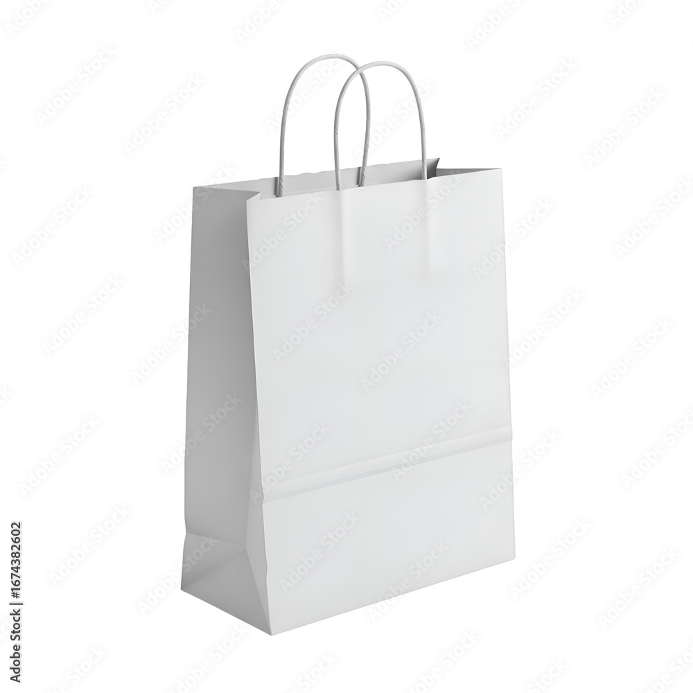 Poster create a stunning paper bag with transparent background design