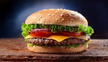 mouthwatering hamburger the ultimate fast food delight