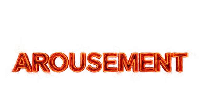 Arousement Flaming Text Effect