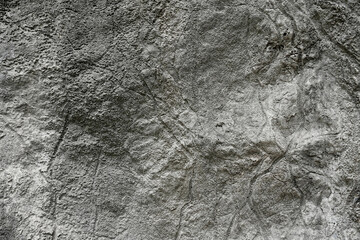 Grey cave wall surface with scratch for abstract background and texture. Template for design,...