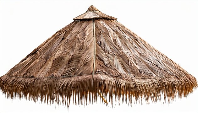 traditional filipino nipa hut isolated on transparent or white background
