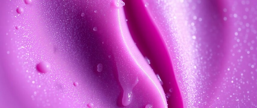 Wet purple abstract background with sparkling water droplets - Powered by Adobe