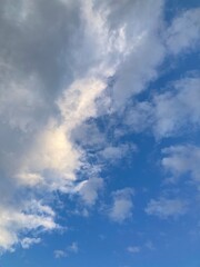 blue sky with clouds