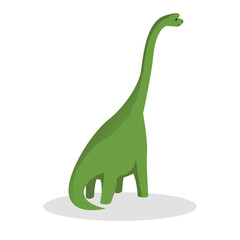 Dinosaur simple vector illustration design