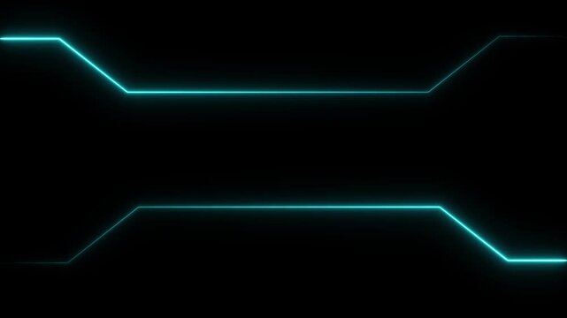 neon glowing frame background. glowing background animation, neon frame sign. saber frame animation background with 4k video animation .