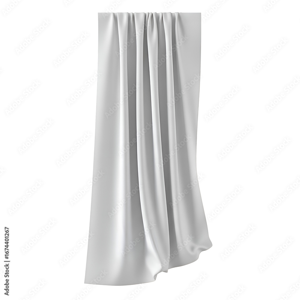 Poster create stunning designs using this transparent background white curtain mockup seamlessly