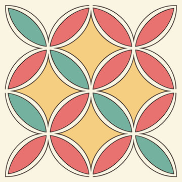 set of vector floral elements