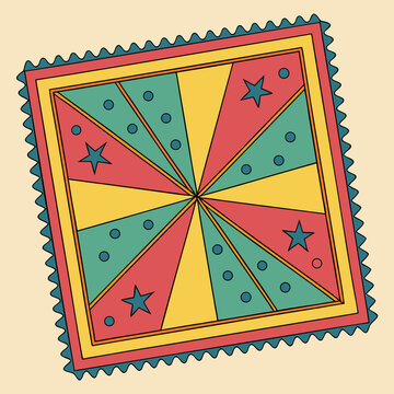 abstract background with colorful geometric shapes