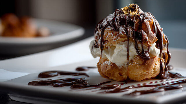 Profitterol style cream puffs