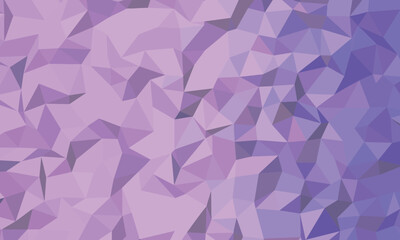 Fototapeta premium Gradient low poly geometric background with purple pink blue hues soft light