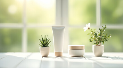 Clean composition perfect for beauty ads blogs or wellness branding