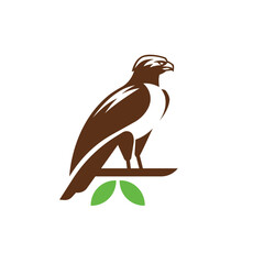 falcon abstract logo modern style