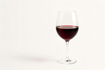 Red wine glass